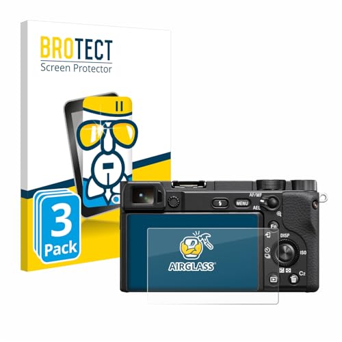 Brotect Pellicola In Vetro Ibrido AirGlass Per Sony Alpha 3000 – Durezza 9H, Anti Impronte, Prodotta In Germania