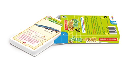 ASS Altenburger 22572843 - Abenteuer Schule - Natur-Bingo, Kartenspiel, Lernspiel