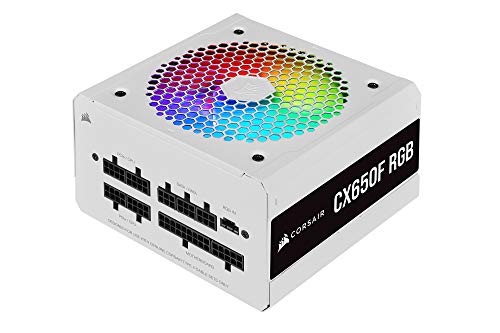 Corsair CX650F RGB -White- 650W フルモジュラー式 PC電源ユニット 80PLUS Bronze CP-9020226-JP PS970