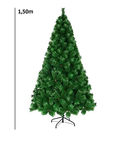 Árvore Pinheiro De Natal Verde Modelo Luxo 260 Galhos 1,5m A0215E