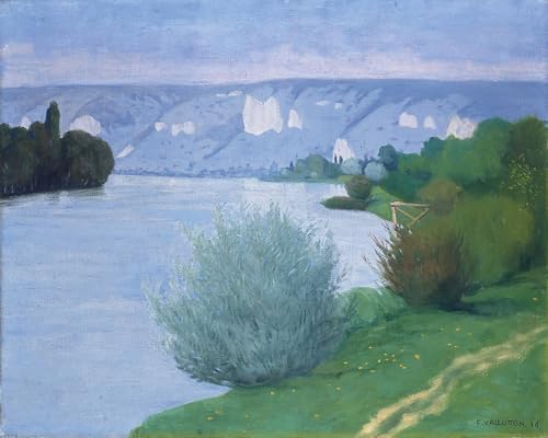 Impression Tableaux Peinture sur Toile La Seine de Vallotton Déco Chambre