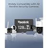 REOLINK 128GB microSDXC UHS-I Memory Card, U3, A2, V30, Class 10, Micro SD Card Compatible with Reolink Security Camera