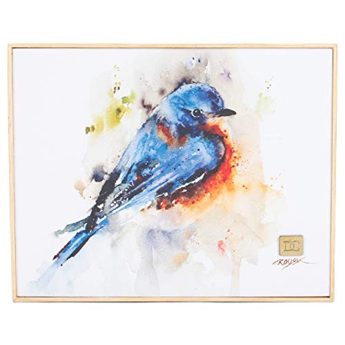 Demdaco Dean Crouser Swallowtail Butterfly Watercolor Yellow 7 X 7 Ceramic Stoneware Snack Plate #TOP1