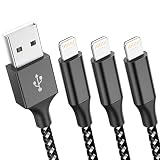 MFi Certified iPhone Charger Lightning Cable 3 Pack 10ft Nylon Braided Cable iPhone Charger Fast Cha