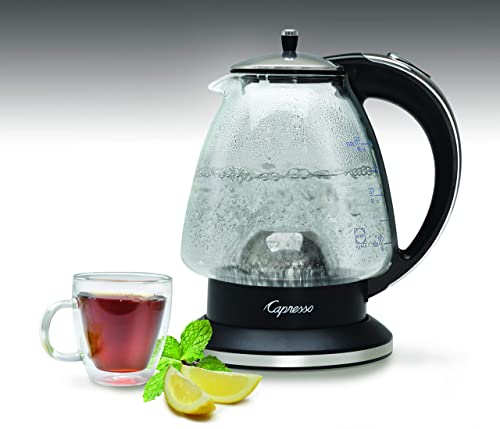 Tetera eléctrica Capresso vidrio y acero inoxidable 6 tazas miniatura 2