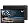MESWAO – Tablet Android 14 de 15.6 pulgadas, tableta grande de 2025 con pantalla IPS HD 1080 de pantalla grande, 8 núcleos, 6GB+128GB, soporte de tarjeta TF de 1TB, batería de larga duración de