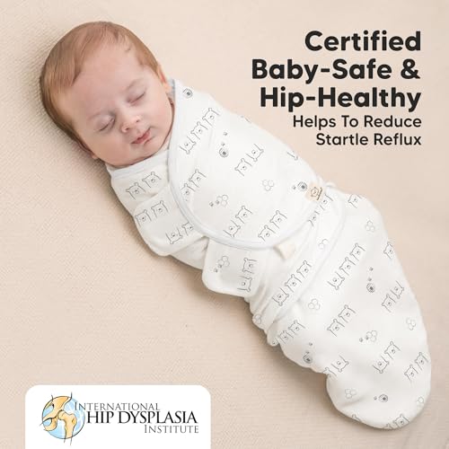 Image of Baby Swaddle Sleep Sacks with Zipper - 3-Pack Swaddles for Newborns 0-3 Months, Infant, Baby Girls, Boys, Soft & Durable Newborn Sleep Sack, Easy Diaper Change Swaddling Blanket (Bumbly, OS)