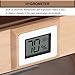 New Electric Ciagr Humidor Cabinet, Humidity & Temp Control Electric Humidors for Cigars, 110 Counts, Cigar Humidors with Spanish Cedar Drawer Shelves, Gifts for Men(Gray,WithoutSkylight)