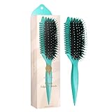 Bounce Curl Volume EdgeLift Brush, 5-in-1 Tool for Volumized Waves, Curls & Coils - Teal