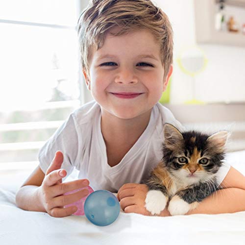 Balas Luminescentes de Estresse 4 peças BESPORTBLE, Bolas Adesivas Brilhantes, Brinquedos de Descomp