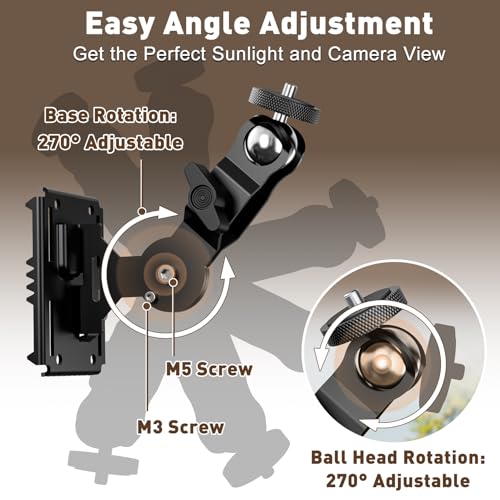 Support de montage avec vis ou sangle pour stabiliser vos caméras - 4