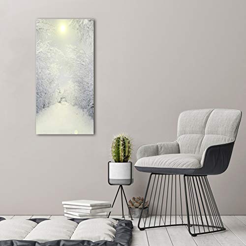 Déco mural derrière le plastique Tulup 50x100 | Image sur verre acrylique paysage blanc - 4