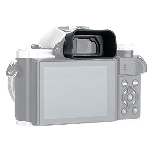 PROfezzion Visor Ocular Silicona Suave de Largo y Extendido para OM System OM-5, Olympus OM-D E-M5...