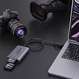 Jorkar CFexpress Type B Reader & XQD Card Reader USB-C, Camera Memery Card Readers for Nikon Canon Panasonic, 2in1 USB 3.2 10Gbps with A & C - Image 12