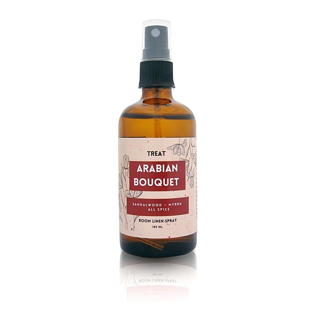 Treat ARABIAN BOUQUET Room Linen Spray | Fragrance | Sandalwood | Myrrh(100ml)-picture-38
