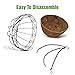 Gray Bunny Hanging Planters for Outdoor Plants, 4 pk, 14