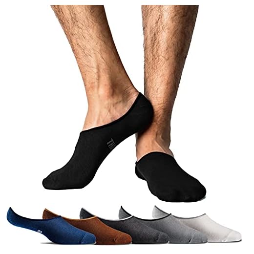 Thirty48 Men No Show Loafer Socks, Boat Shoe Liners with CoolPlus, Non-Slip Grip, Black (3 Pairs), Medium/Large (10 - 12)