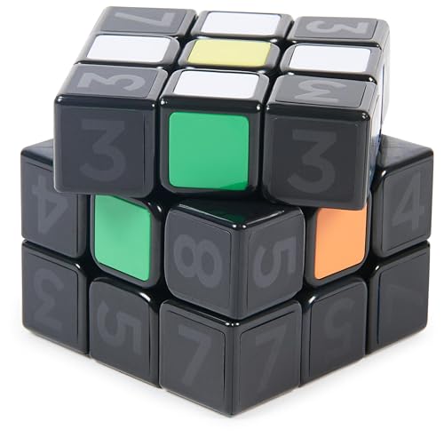 RUBIK'S CUBE COACH 3X3 - Jeu Casse-Tête Adulte & Enfant Rubik’s Cube Magique - Puzzle 3x3 Apprentissage - Correspondance Couleurs - Cube Pédagogique Résolution de Problème - Jouet Enfant 8 Ans et +