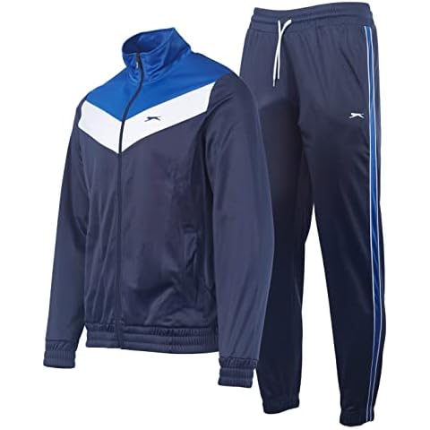 Slazenger Mens Navy/White/Royal Tracksuit XXL Cover