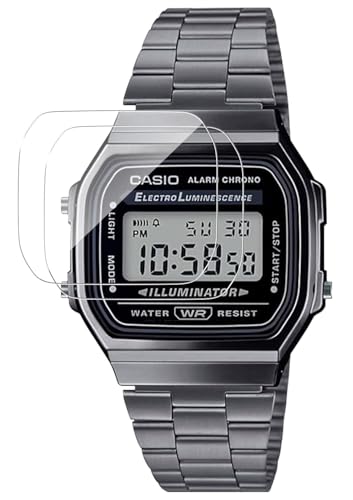 �y2���zHVUYAL �t�B���� CASIO �r���v A168WA/A168WG/A168WGG �Ή� �ی�t�B���� 9H�d�x �C�A�h�~ ���x���� ��U�h�~���� �ϏՌ� �h�� �\��t���ȒP �t�B���� A168WA/A168WG/A168WGG �Ή�