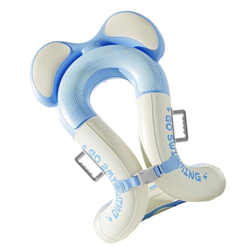 Chaleco Inflable De Natación - Flotador Antivuelco Ajustable Portátil,Chaleco Natación Infantil con Hebilla Segura | para Niños, Niñas, Interior, Exterior, Playa, Río, Piscina, Patio, Jardín,