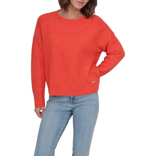 DKNY Women's Boucle Soft Cozy Trendy Sweater2