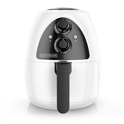 BLACK+DECKER Purify 2-Liter Air Fryer, White/Black, HF100WD - Image 7