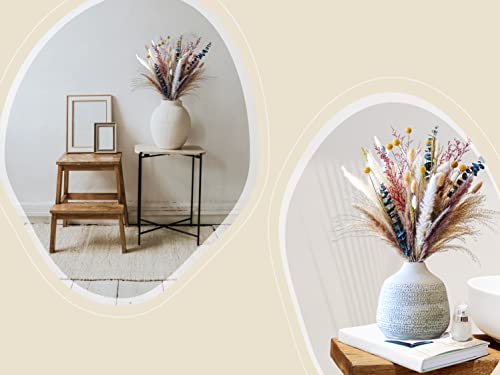 96Pcs Pampas Grass , 17.7" Dried Flowers , Dried Flowers For Vase With 9Styles , Pampas Grass Decor Tall , Pompous Grass , Dried Pampas Grass , Dried Flower Bouquet , Pampass Grass , Pampas Gras #TOP3