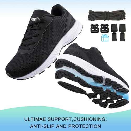 Men Women Wide Fit Sneakers Fahion Lightweight Running Shoes Cushioned Workout Shoes4