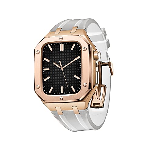 Bracelet Apple Watch coque protection acier inoxydable antichoc pour iWatch Series 7 6 5 4 SE