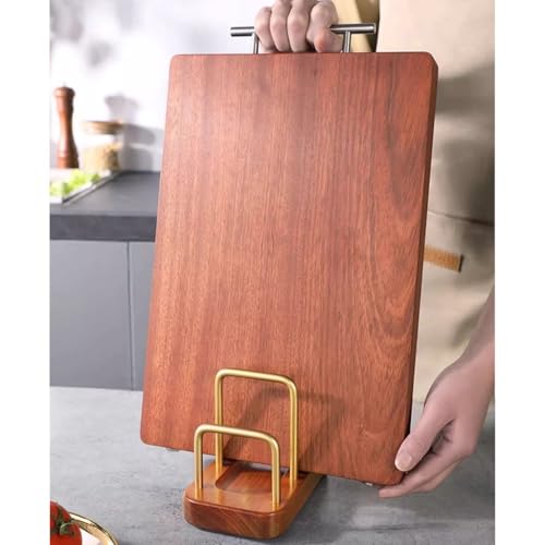 Schneidebrett-Regal aus Holz, Küchenaufbewahrung für Schränke, Schneidebrett-Halter und Topfdeckelständer, perfekt für effiziente Küche und platzsparende Lösungen