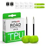 CYCLAMI 2 pezzi Camera d'aria in TPU per bici da corsa, 30g Camera d'aria in TPU per bicicletta 700C x 23C/25C/28C/30C/32C,Valvola Presta: 45/65/85MM, 2 leve per pneumatici (FV:85MM)