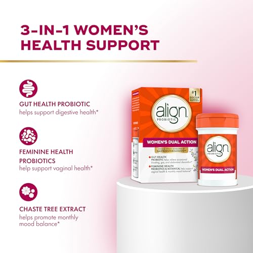 Align Probiotic, Womens Dual Action, Vaginal Probiotics for Women, Womens Probiotic for Vaginal Health Support, with Probiotics for Digestive Health, 28 Probiotic Capsules - Image 4