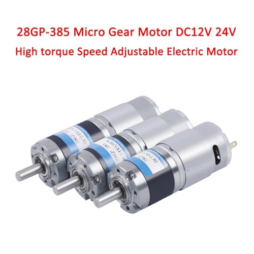 Motorreductor planetario 28GP-385 regulable de 12V 24V reversible 2