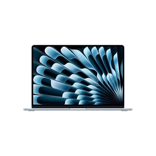 MacBook Apple Air 15 512 Go SSD 16 Go RAM Puce M4 CPU 10 cours GPU 10 cours Bleu Ciel