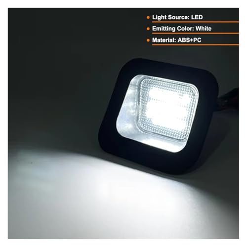 Matrícula LED Dodge RAM 1500 2500 3500 luces blancas traseras 2003-2018 4