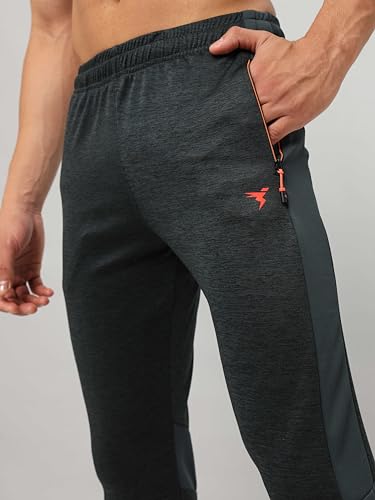 Image of TECHNOSPORT Men's Slim Fit Active Running Track Pant - (MPP681-123-P) Pack of 1