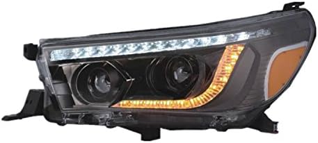 Performance Face lift Head lamp Accessories For Toyota Hilux Revo Headlight Assembly 2015 2016 2017 Year Front Lamp Bifocal Projector Led DRL Led Turning Light