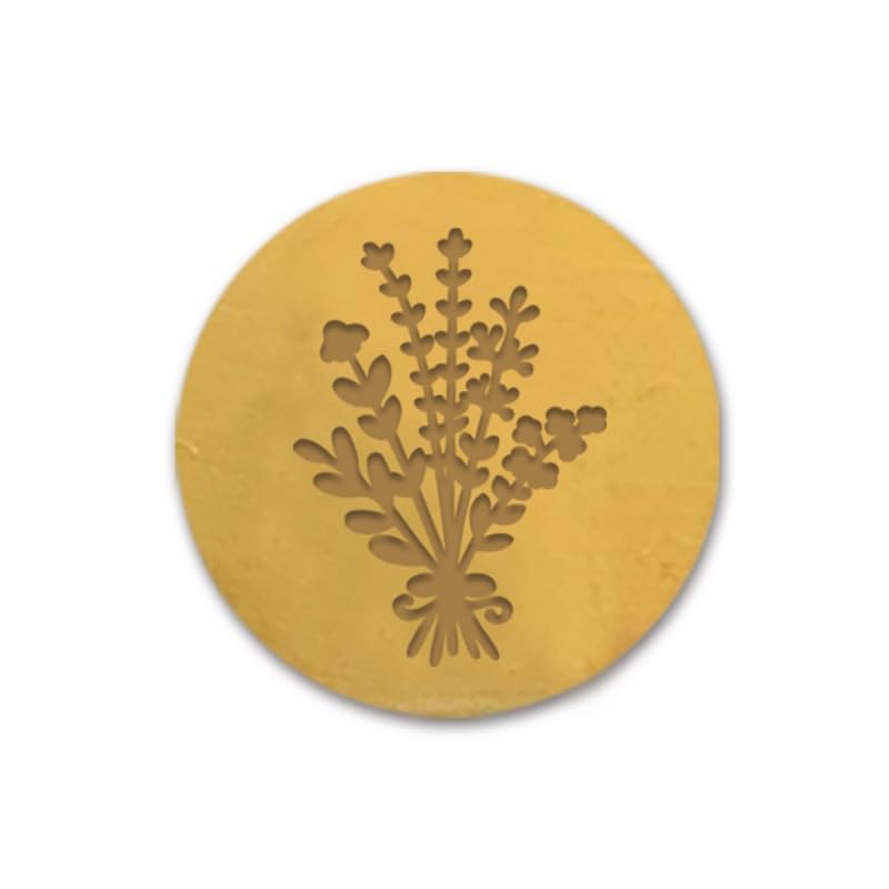 HURRISE Ensemble De Cire à Cacheter Kit De Tampon De Cire Rétro Motif Clair Kit De Cachetage De