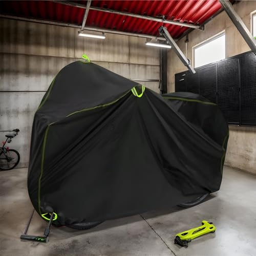 Housse de vélo extérieur imperméable et renforcée pour protection de garage - 4