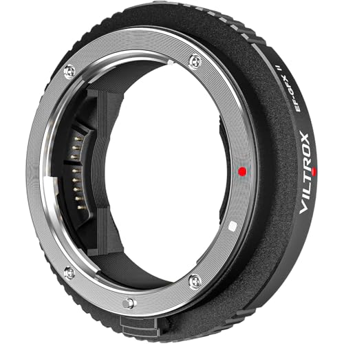 VILTROX EF-GFX II Lens Adapter EF/EF-S to Fuji GFX Mount Autofocus Lens Adapter Converter Ring Compatible with Canon EOS EF/EF-S Lens to Fujifilm GFX-Mount GFX Cameras GFX 100S 50S 50R