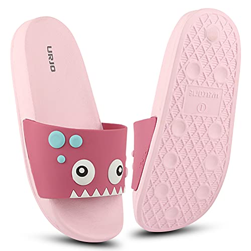 Image of URJO Kids's Sliders /Slippers Lightweight Super Flexible Arch Support Durable Anti Skid & Stylish Dailywear Sliders /Slippers for Boy's & Girl's
