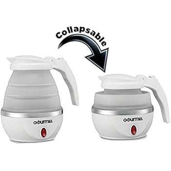 Foldable Electric Kettle Gourmia Folding Travel Kettle Gourmia