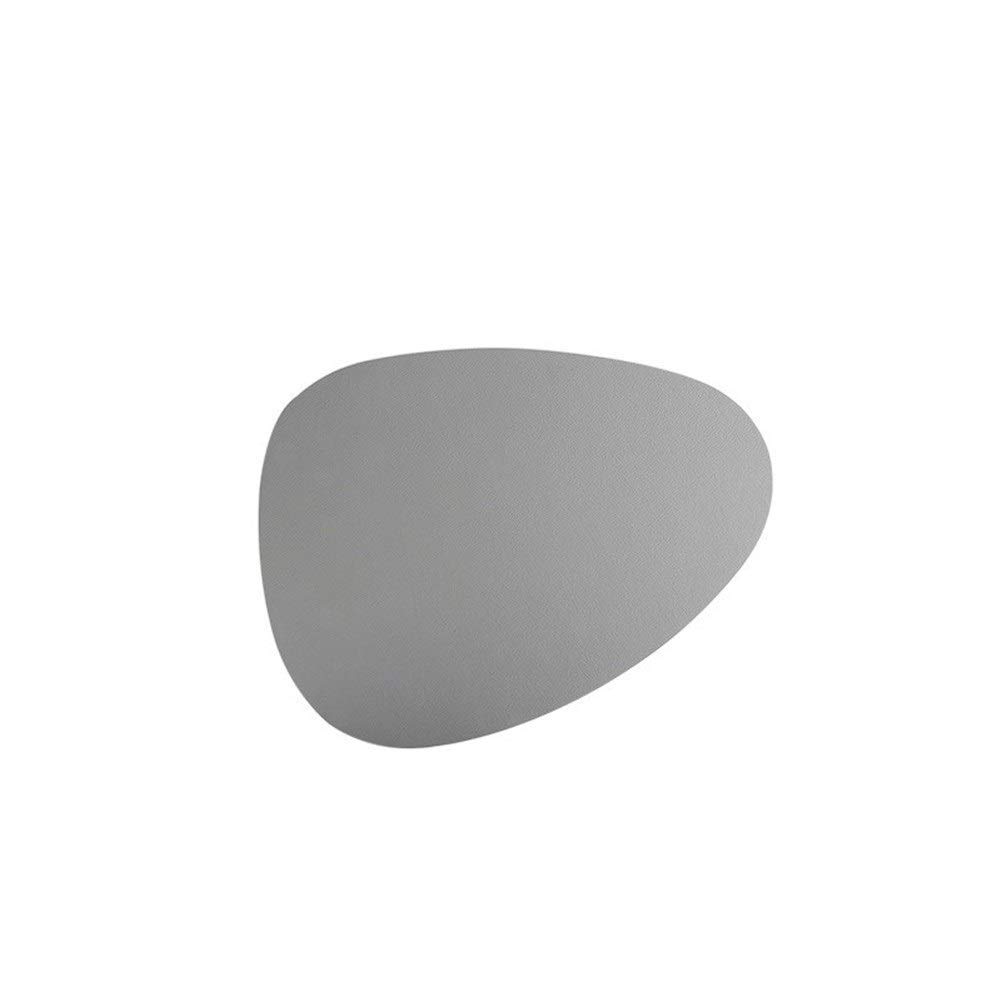 Podkładka w kształcie kropli Premium PU Mata na stół Mata na stół w kawiarni Bar Counter Mat Ceramiczna podstawka Podkładka pod garnek do zupy Czterokolorowa podkładka (szary # 1)