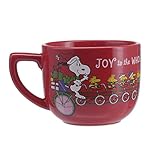 Hallmark 6MJC3025 One Oversized Snoopy Peanuts Mug, Extra Large, Red