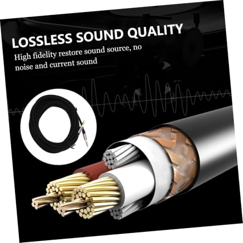Cable de audio auxiliar 3.5mm macho a macho 5m miniatura 6