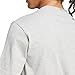 Adidas Men's Essentials Small Logo Sportswear T-Shirt, Medium Grey Heather/Black, Medium