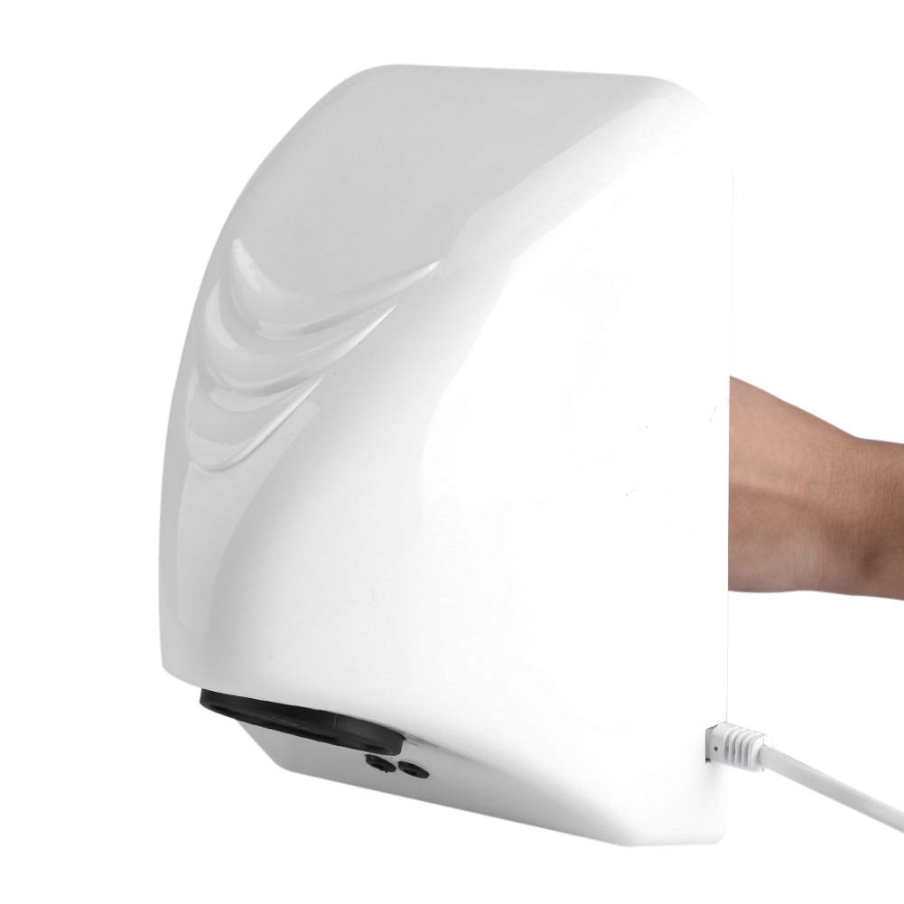 MAGT Secador de Manos, secador Manos automatico 600W Secador de Manos Comercial para hoteles domésticos Dispositivo de Secado automático de Manos por inducción eléctrica para entidades comerciales