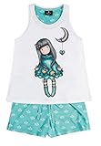- Pijama sin mangas con pantalón corto práctico y cómodo y elástico con cintura elástica