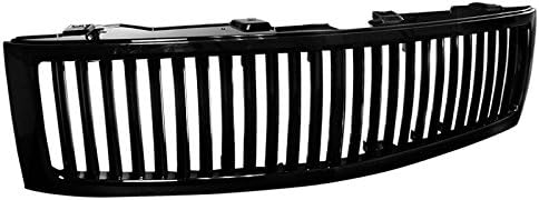 Spec-D Tuning HG-SIV07JMVT Chevy Chevrolet Silverado 1500 Lt Ls, parrilla frontal vertical negra